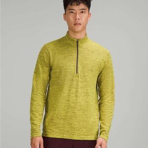 Men's Lululemon Green Quarter-Zip Pullover